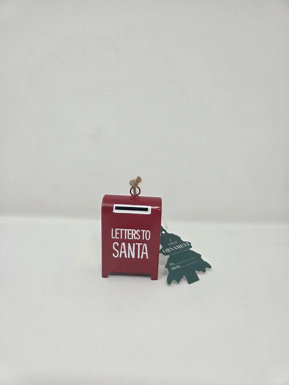 Letters to Santa Red Mailbox Christmas Ornament